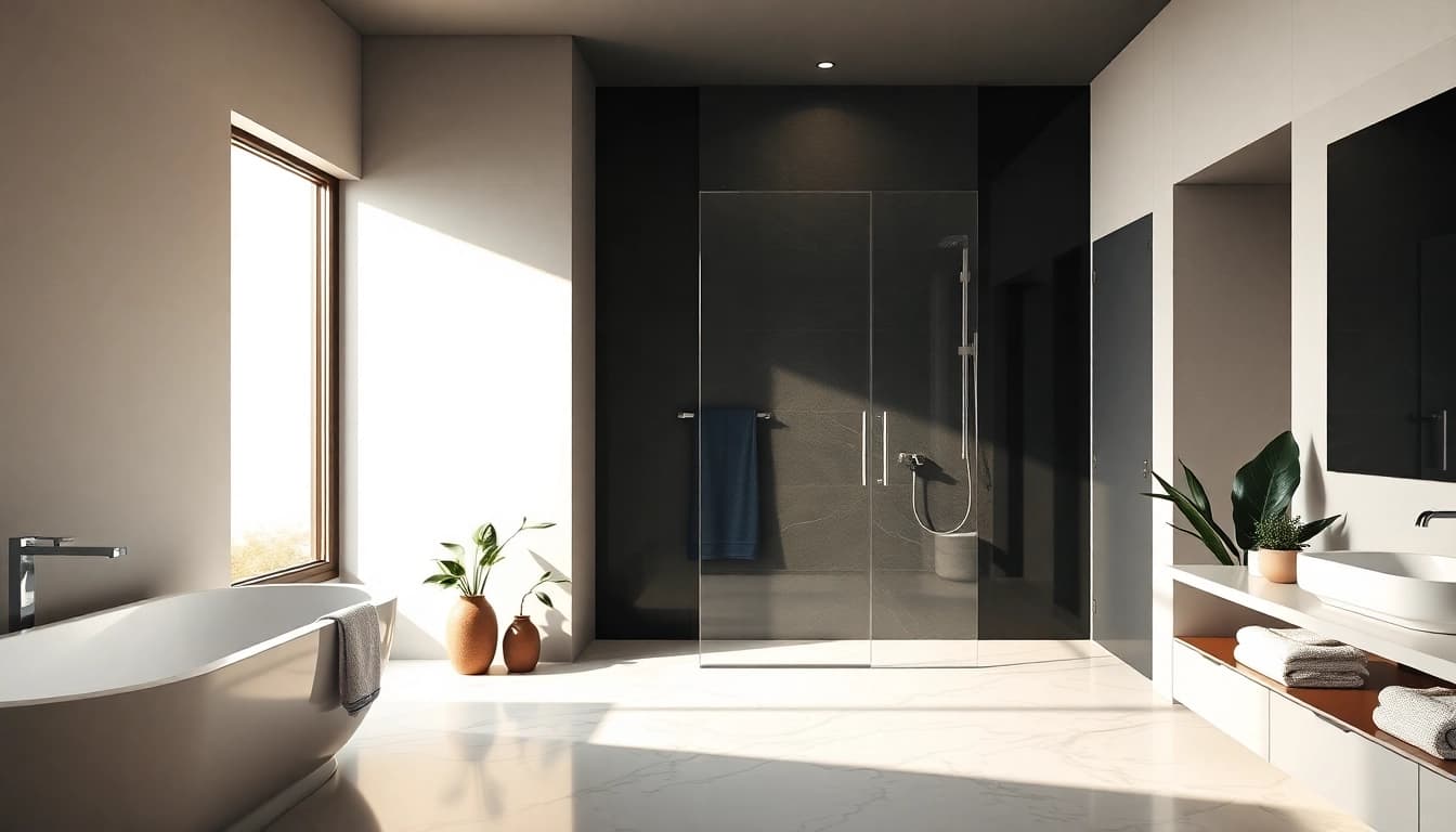 Upgrade Your Space with a Chic Black Shower Door: Style & Functionality Combined