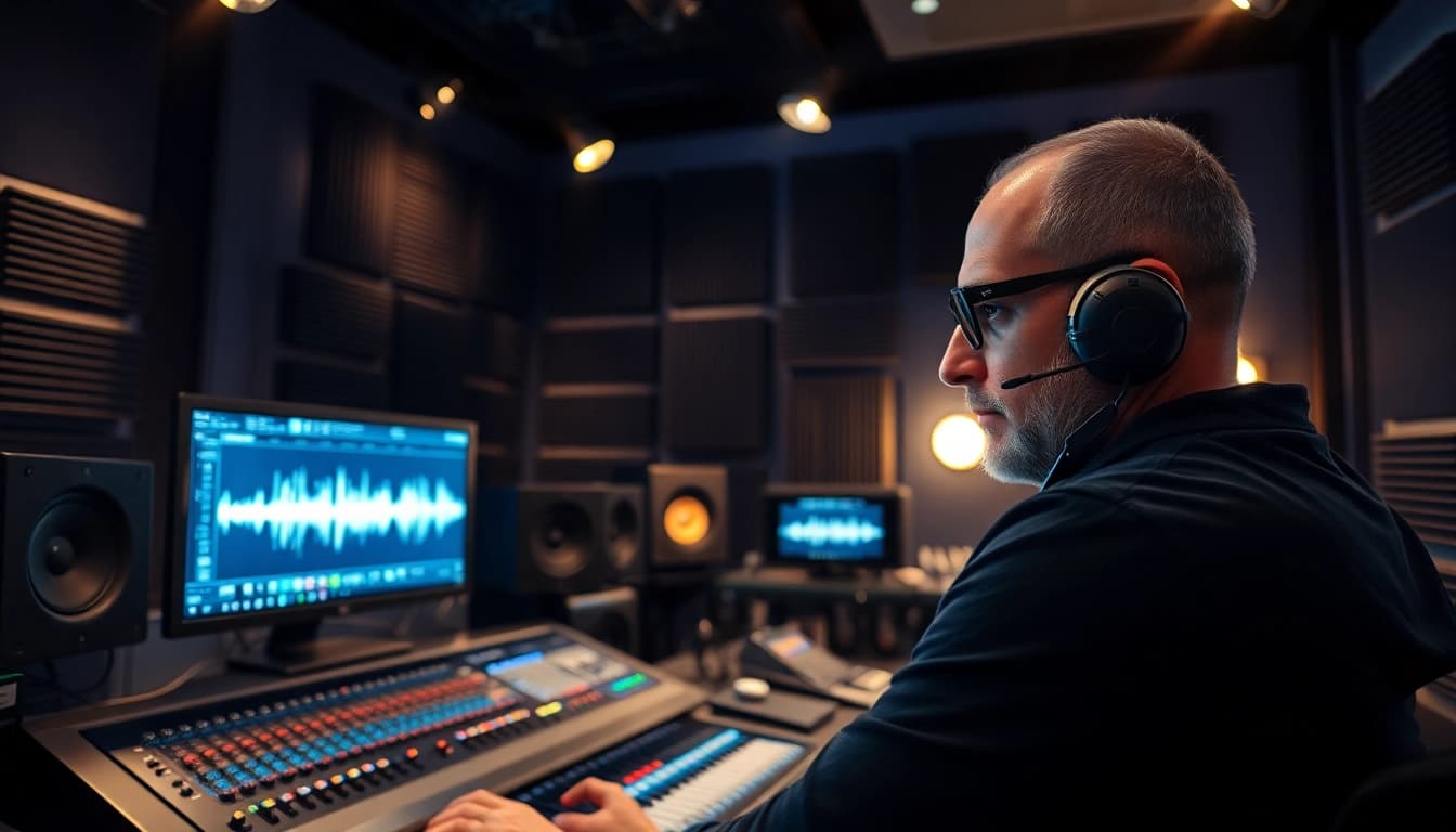 Enhance your music with top online mastering services in a professional studio setting.