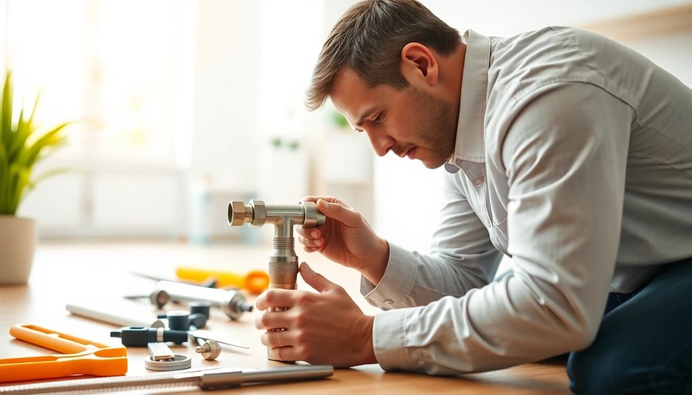 Whole house repiping services Tampa performed by a professional plumbing expert.