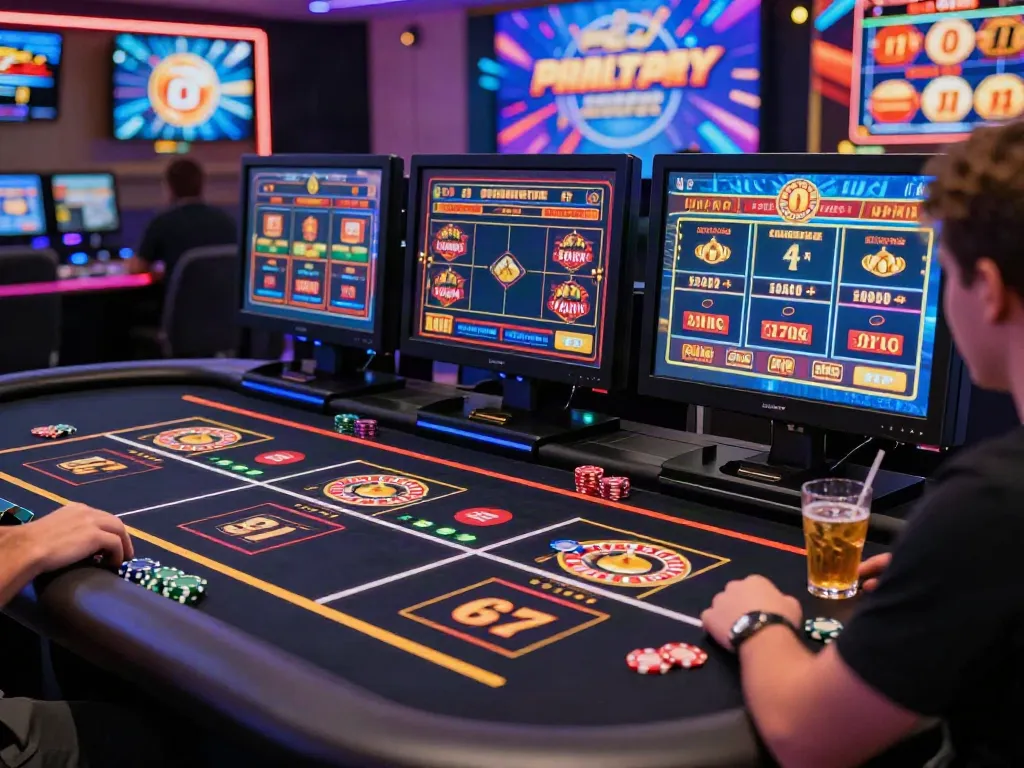 Exciting online gaming scene showcasing non gamstop casinos uk with vibrant visuals.