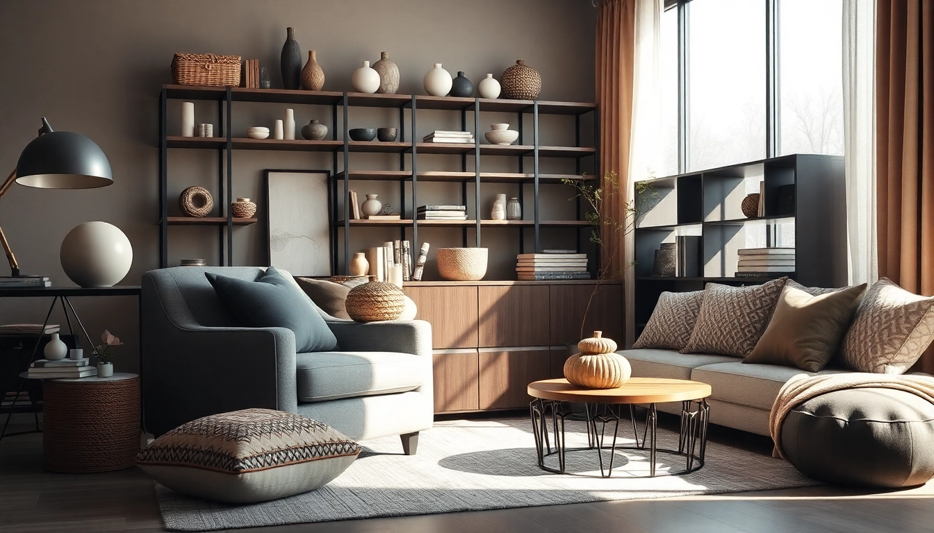 Showcase furniture accessories from a Furniture Accessories Supplier in a beautifully arranged living room.