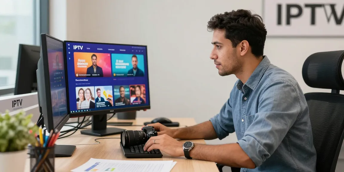 IPTV Reseller UK professional provider in an inviting office setting, delivering quality local services.