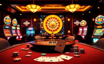 Experience the thrill of winning at LUCK8 with vibrant casino action, poker chips, and high-stakes gameplay.