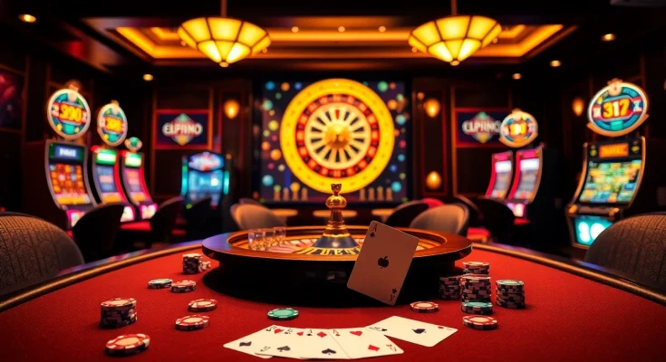 Experience the thrill of winning at LUCK8 with vibrant casino action, poker chips, and high-stakes gameplay.