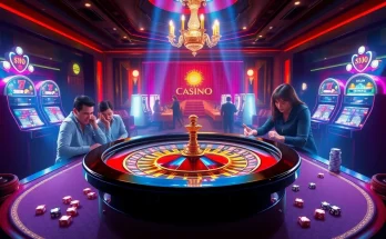 Experience thrilling gameplay at https://az888.futbol with an exciting casino roulette scene.