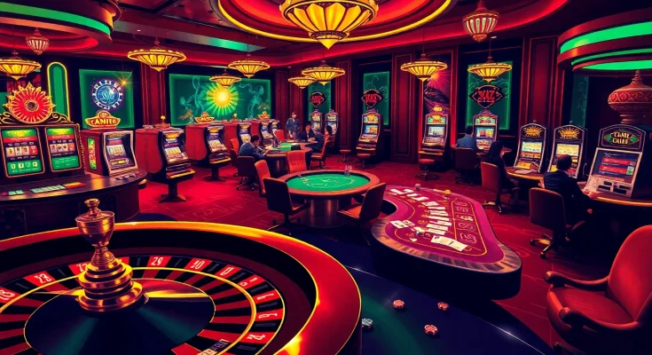 Experience thrilling gameplay at https://mmoo8.art/ with professional casino tables and vibrant slot machines.