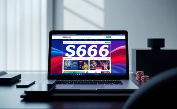 Online betting experience at s666.nyc with modern interface and gaming elements.