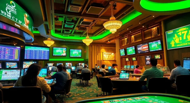 Experience the vibrant online gambling scene at winvn88.live, featuring players engaged in thrilling casino games.