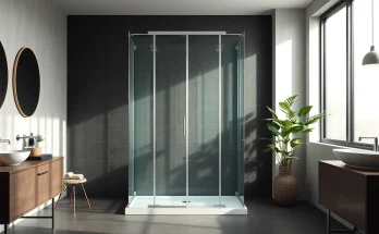 Erleben Sie die moderne sonni Duschkabine 90x90 mit eleganten Glas- und Chromdetails.