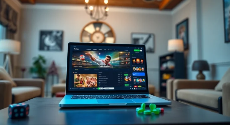 Online betting interface of luck8win.live showcasing exciting casino and sports betting options.