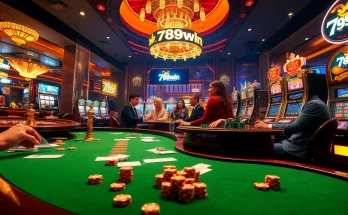 Experience the excitement of 789win trang chủ in a luxurious casino setting with vibrant games and engaging players.