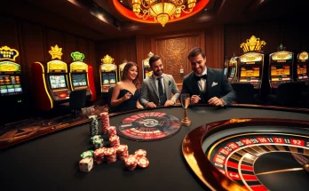 Experience luxury and excitement at RR99 casino with vibrant tables and eager players.