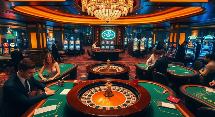 Excited players engaging in thrilling games at 789win, showcasing the elegance of modern online gambling.