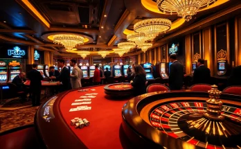 Players enjoying an exciting PG66 casino experience with poker and roulette.