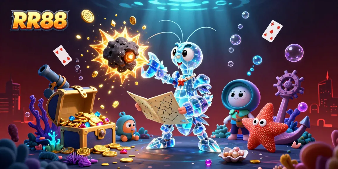 Experience the thrill of RR88 with a galactic samurai and treasure in this vibrant casino scene.